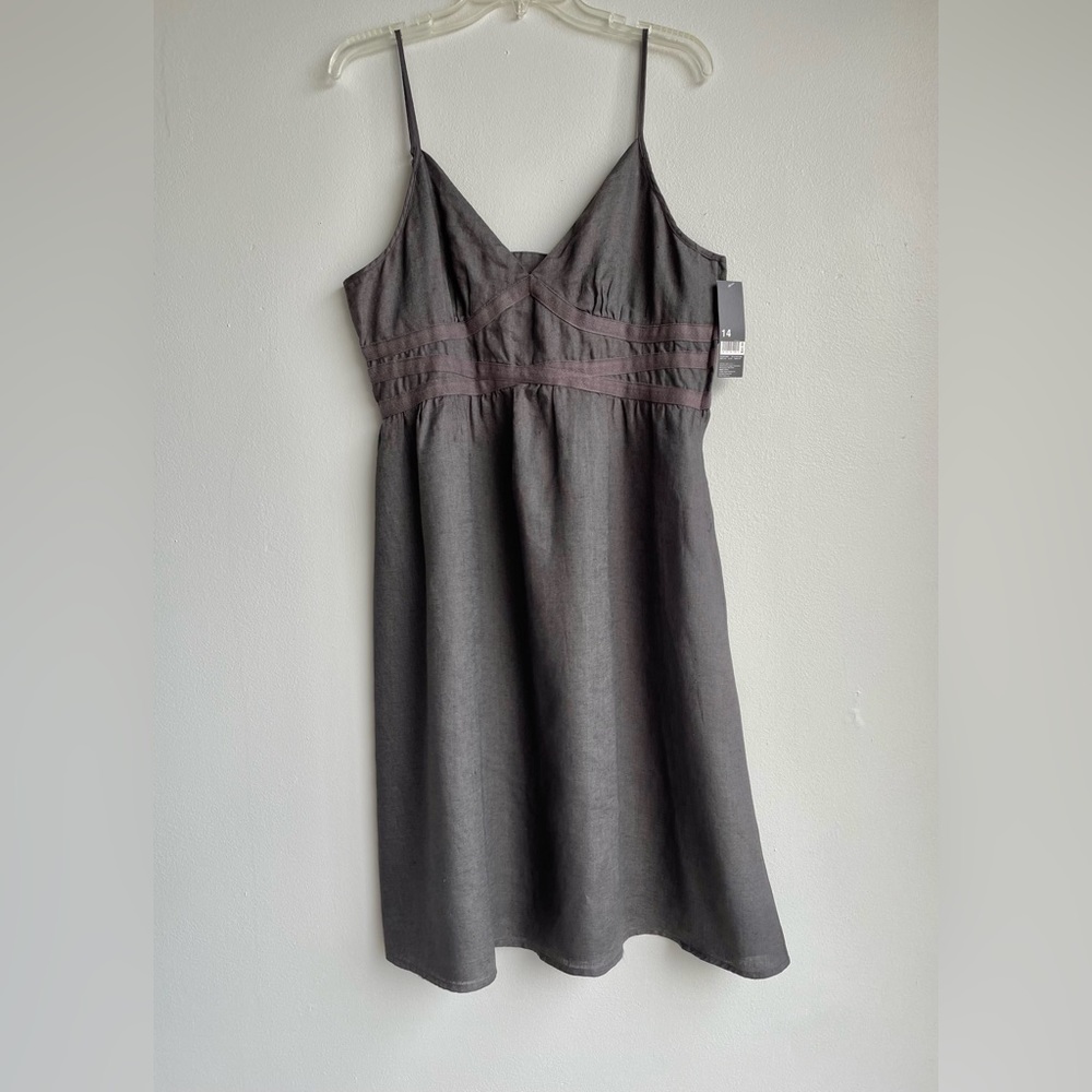 Gray Linen Dress | Mossimo | Size 14